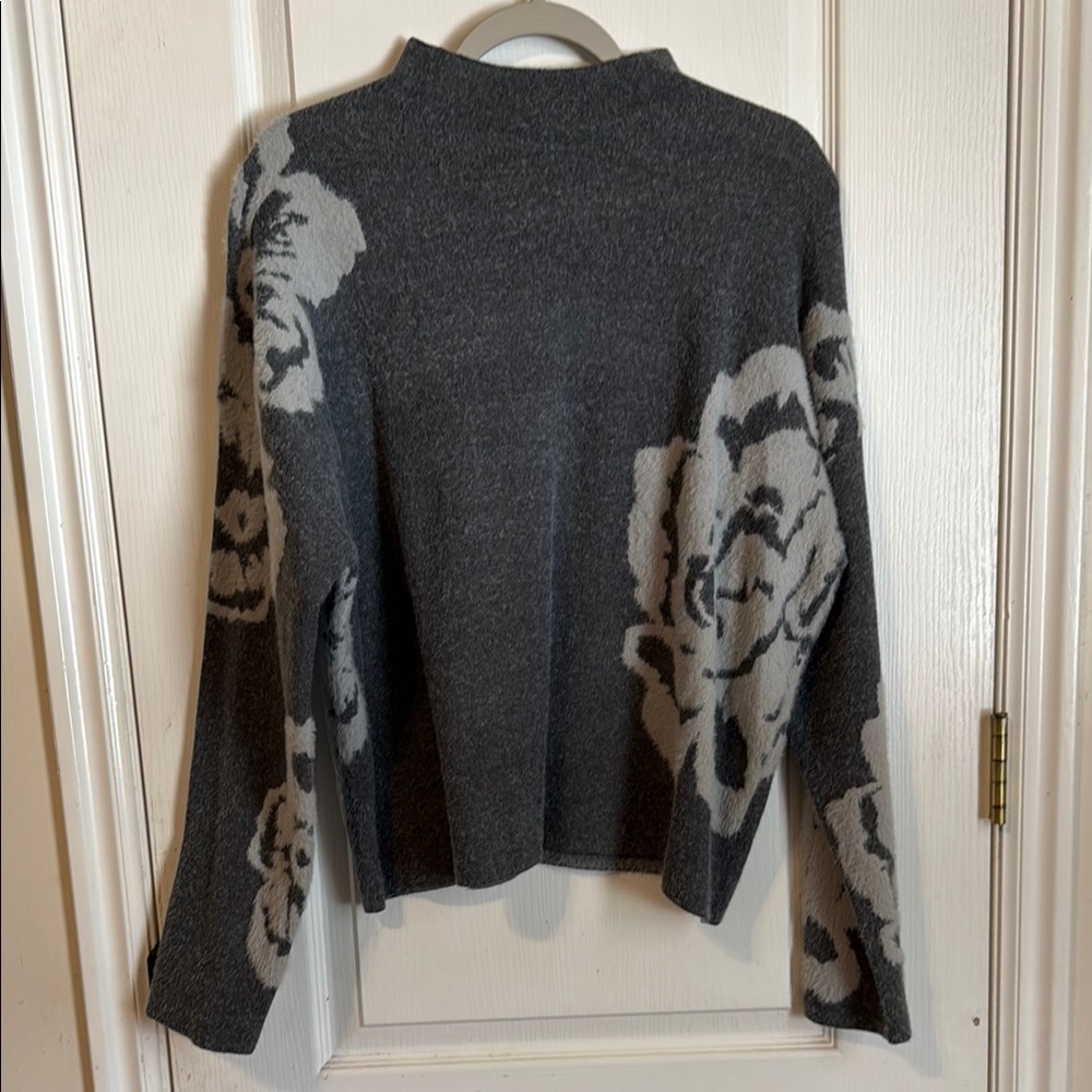 1.STATE Heather Gray Knit Sweater